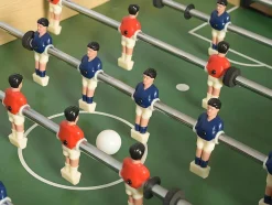 Vente-unique Spel Voor Binnen-Voetbaltafel Van Naturel Houtkleurig Mdf - Opklapbaar - L121 X B61 X H79 Cm - Horton