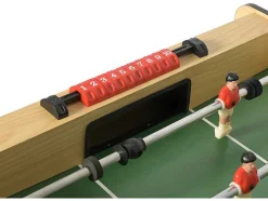 Vente-unique Spel Voor Binnen-Voetbaltafel Van Naturel Houtkleurig Mdf - Opklapbaar - L121 X B61 X H79 Cm - Horton