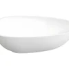 Shower & Design Vrijstaand Bad-Vrijstaande Assymetrische Badkuip In Solid Surface - 268L - 172 X 83 X 53 Cm - Wit - Fenice