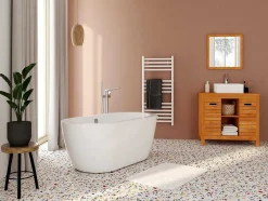 Shower & Design Vrijstaand Bad-Vrijstaande Badkuip - 178 L - 150 X 75 X 58 Cm - Wit - Adrina