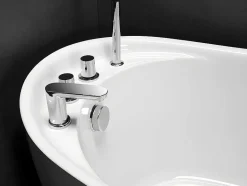 Shower & Design Vrijstaand Bad-Vrijstaande Badkuip Natalia - Eenpersoons - 220L- 150X75Xh70Cm - Wit