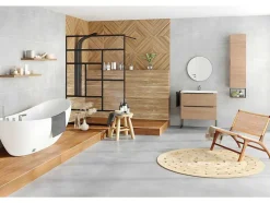 Shower & Design Vrijstaand Bad-Vrijstaande Badkuip Natalia - Eenpersoons - 170X75X73Cm - 282L - Wit
