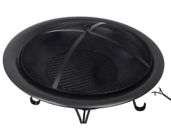 Vente-unique Buitenkeuken-Vuurkorf Van Staal Mizar - D75 X H55 Cm - Zwart