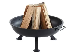 Vente-unique Buitenkeuken-Vuurkorf Van Staal Rigel - D56 X H24 Cm - Zwart