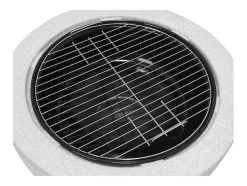 Vente-unique Buitenkeuken-Vuurkorf-Grill Van Mgo - L60,5 X D60,5 X H42,5 Cm - Garmona