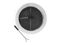 Vente-unique Buitenkeuken-Vuurkorf-Grill Van Mgo - L60,5 X D60,5 X H42,5 Cm - Garmona