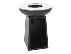 Vente-unique Buitenkeuken-Vuurschaal Met Grillplaat Mcw-K97, O66Cm Zwart