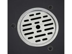 Vente-unique Buitenkeuken-Vuurschaal Met Grillplaat Mcw-K97, O66Cm Zwart