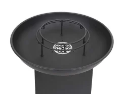 Vente-unique Buitenkeuken-Vuurschaal Met Grillplaat Mcw-K97, O66Cm Zwart