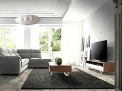 Angel Cerda Tv-Meubel-Walnoot En Wit Tv-Meubel 3046