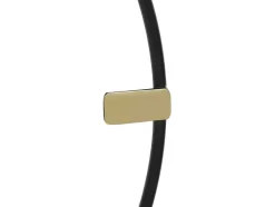 OZAIA Wandklok-Wandklok Van Metaal - D47 Cm - Zwart - Hamona
