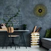 OZAIA Aanbiedingen: Woonaccessoires-Wandlamp In Metaal Folina - D50 Cm - Zwart