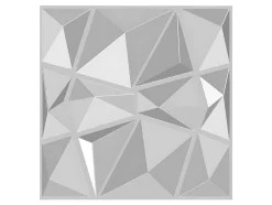 Vente-unique Wandpaneel-Wandpaneel 3D Angly Om Te Verven - Set Van 12 Stuks, 3M