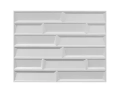 Vente-unique Wandpaneel-Wandpaneel 3D Great Om Te Verven - Pak Van 3 M - Set Van 6 Stuks