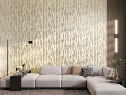 Vente-unique Wandpaneel-Wandpaneel 3D Hyppos Om Te Verven - Set Van 6 Stuks, 3M