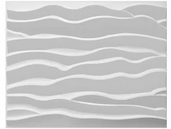 Vente-unique Wandpaneel-Wandpaneel 3D Hyppos Om Te Verven - Set Van 6 Stuks, 3M