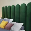 PASCAL MORABITO Hoofdeinde En Brugkast-Wandpaneel Voor Hoofdeinde Japi - 210 Cm - Fluweel - Groen - Van