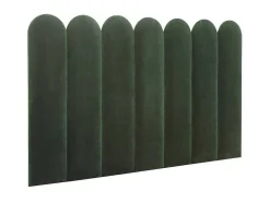 PASCAL MORABITO Hoofdeinde En Brugkast-Wandpaneel Voor Hoofdeinde Japi - 210 Cm - Fluweel - Groen - Van