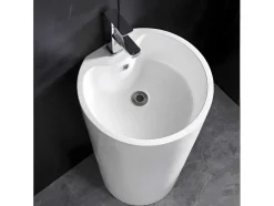 Shower & Design Wastafel-Wastafel Op Cylindrische Voet Totam