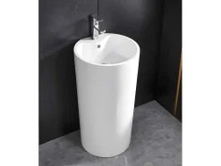 Shower & Design Wastafel-Wastafel Op Cylindrische Voet Totam
