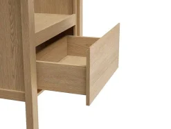 Vente-unique Wastafelmeubel-Wastafelmeubel Met Opbergvak - Eikenfineer - 80 Cm - Cosmoti