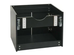 Vente-unique Wastafelmeubel-Wastafelonderbouw Mcw-L86, Zwart