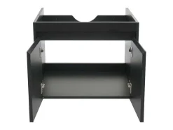 Vente-unique Wastafelmeubel-Wastafelonderbouw Mcw-L86, Zwart