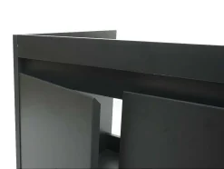 Vente-unique Wastafelmeubel-Wastafelonderbouw Mcw-L86, Zwart