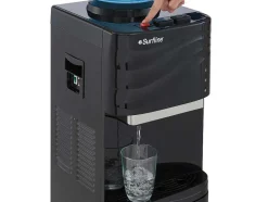 Vente-unique Klein Huishoudelijk Apparaat-Waterfontein - Koud/Warm Water - 11 /18L - Zwart - Fortex