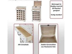 Vente-unique Keukenaccessoire En -Opbergruimte-Wijnrek Torre H323, Bruin