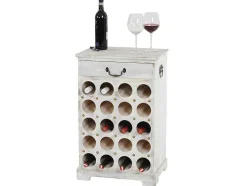 Vente-unique Tafelservies-Wijnrek Torre H324, Wit
