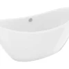 Shower & Design Vrijstaand Bad-Wit Vrijstaand Designbad - 225 Liter - 170 X 83 X 77 Cm - Alda