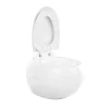 Vente-unique Hangend Toilet-Witte Hang-Wc Van Keramiek - Huro Ii
