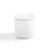 Vente-unique Hangend Toilet-Witte Hang-Wc Van Keramiek Zonder Rand - Javoine