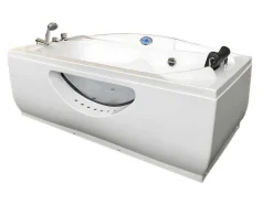 ELITESHOPPING Massagebad-Witte Hottub 170 X 90 Cm 11 Jets Freesia