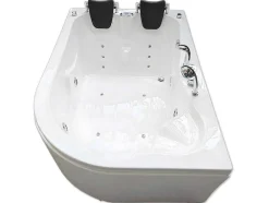 ELITESHOPPING Massagebad-Witte Hottub 170 X 115 Cm Voor 2 Personen 15 Jets Tulip