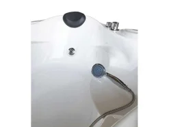 ELITESHOPPING Massagebad-Witte Hottub 150 X 150 Cm Voor 2 Personen 6 Jets Anemoon