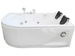 ELITESHOPPING Massagebad-Witte Hottub 170 X 115 Cm Voor 2 Personen 15 Jets Dahlia