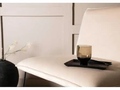 Vente-unique Aanbiedingen: Zitbank & Fauteuil-X-Lounge Fauteuil Velours Offwhite.