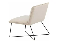 Vente-unique Aanbiedingen: Zitbank & Fauteuil-X-Lounge Fauteuil Velours Offwhite.