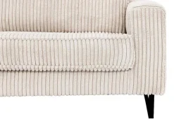 Maison Céphy Speciale Modellen Zitbanken & Fauteuils-Xxl Hoekbank Van Beige Ribfluweel Tessio Van Maison Cephy
