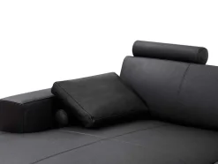 LINEA SOFA Xxl Hoekbank-Xxl Zevenzitsbank Hoogwaardig Leer Donatello Ii - Bruin - Hoek Rechts