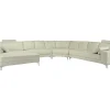 LINEA SOFA Xxl Hoekbank-Xxl Zevenzitsbank Hoogwaardig Leer Donatello Ii - Ivoor - Hoek Links
