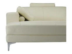 LINEA SOFA Xxl Hoekbank-Xxl Zevenzitsbank Hoogwaardig Leer Donatello Ii - Ivoor - Hoek Links
