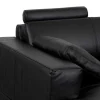 LINEA SOFA Xxl Hoekbank-Xxl Zevenzitsbank Hoogwaardig Leer Donatello Ii - Zwart - Hoek Links