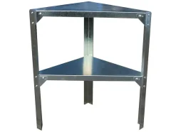 Vente-unique Tuinopslag-Zinken Rek Zae Voor Tuinkas - L42Xb42Xh65 Cm