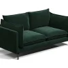 Vente-unique Bankstel 3+2-Zitbank 3+2 Plaatsen Kestrel Van Velours - Groen
