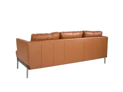 Angel Cerda 2En 3-Zitsbank-3-Zitsbank Bekleed In Bruin Leer 6171