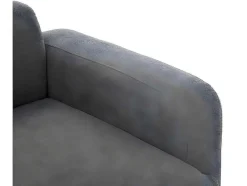 ModernLuxe Driezitsbank-3-Zitsbank In Chenille-Stof Met 2 Kussens - Slaaphoogte 211 Cm - Grijs