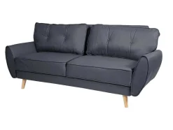Vente-unique Klik-Klak En Bz Slaapbank-3-Zitsbank Mcw-J19, Stof/Textiel Antraciet